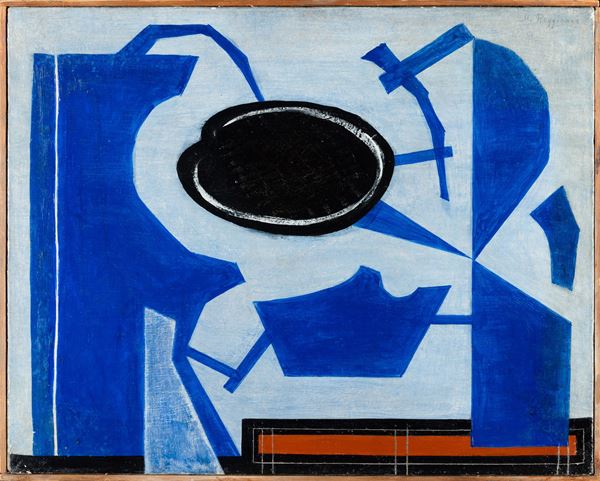 Mauro Reggiani - Composizione in azzurro