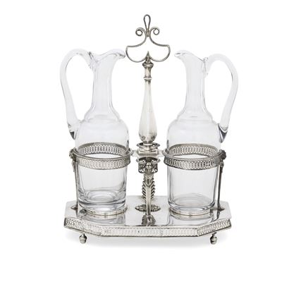 Parigi, Oliera, argento primo titolo fuso, sbalzato e traforato (1794-1797)