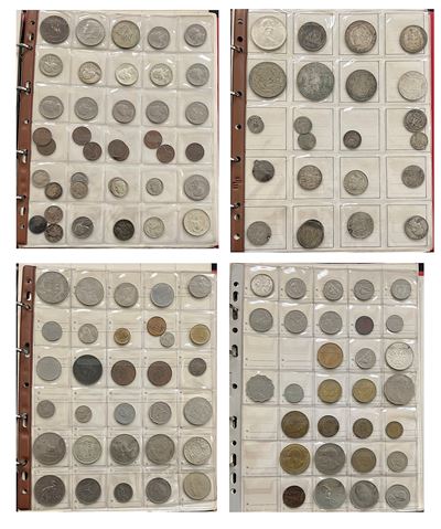 Monetazione varia (circa 650 monete), Stati italiani e mondiali, con esemplari in argento e alcun...