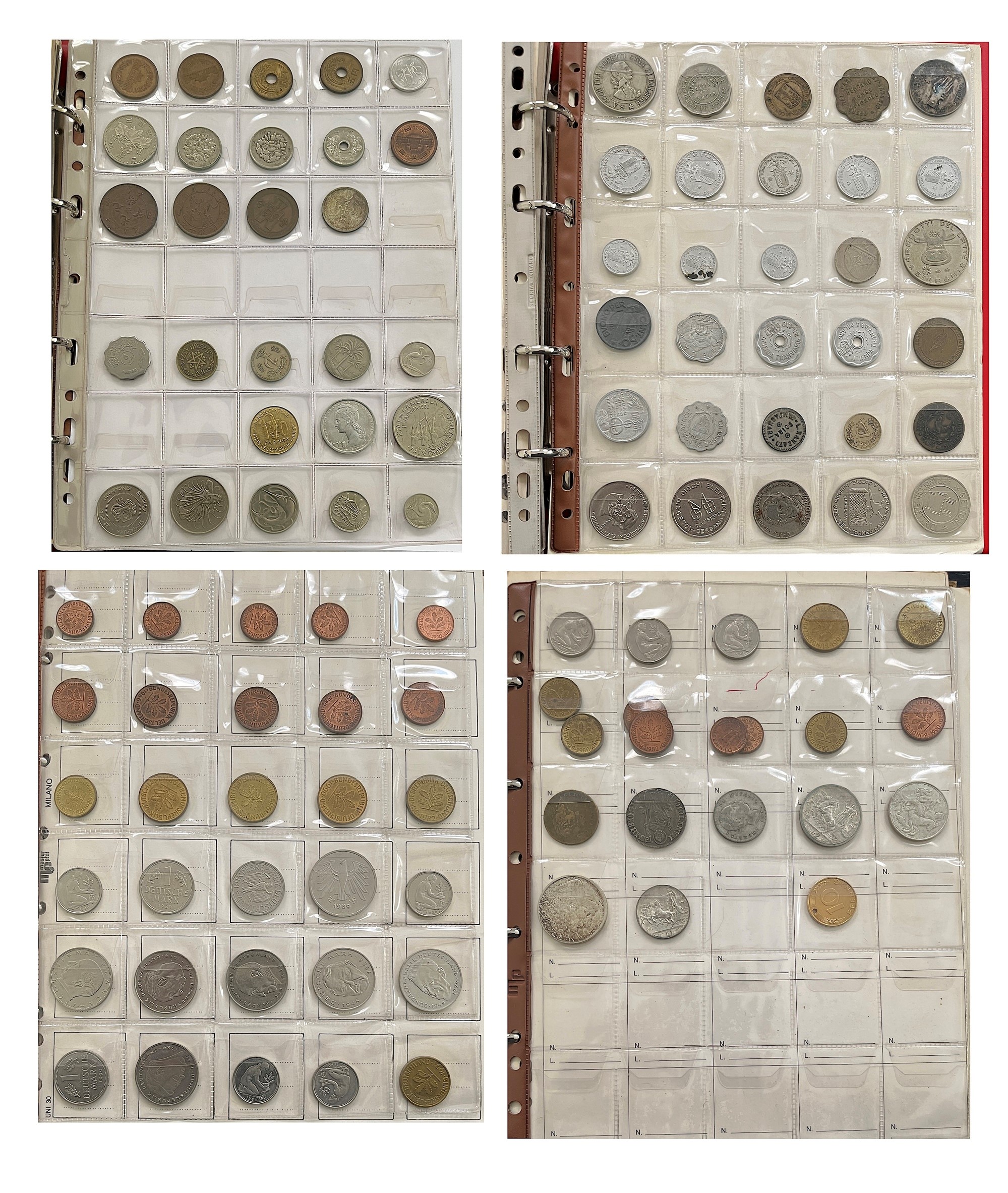 Monetazione varia (circa 650 monete), Stati italiani e mondiali, con esemplari in argento e alcun...