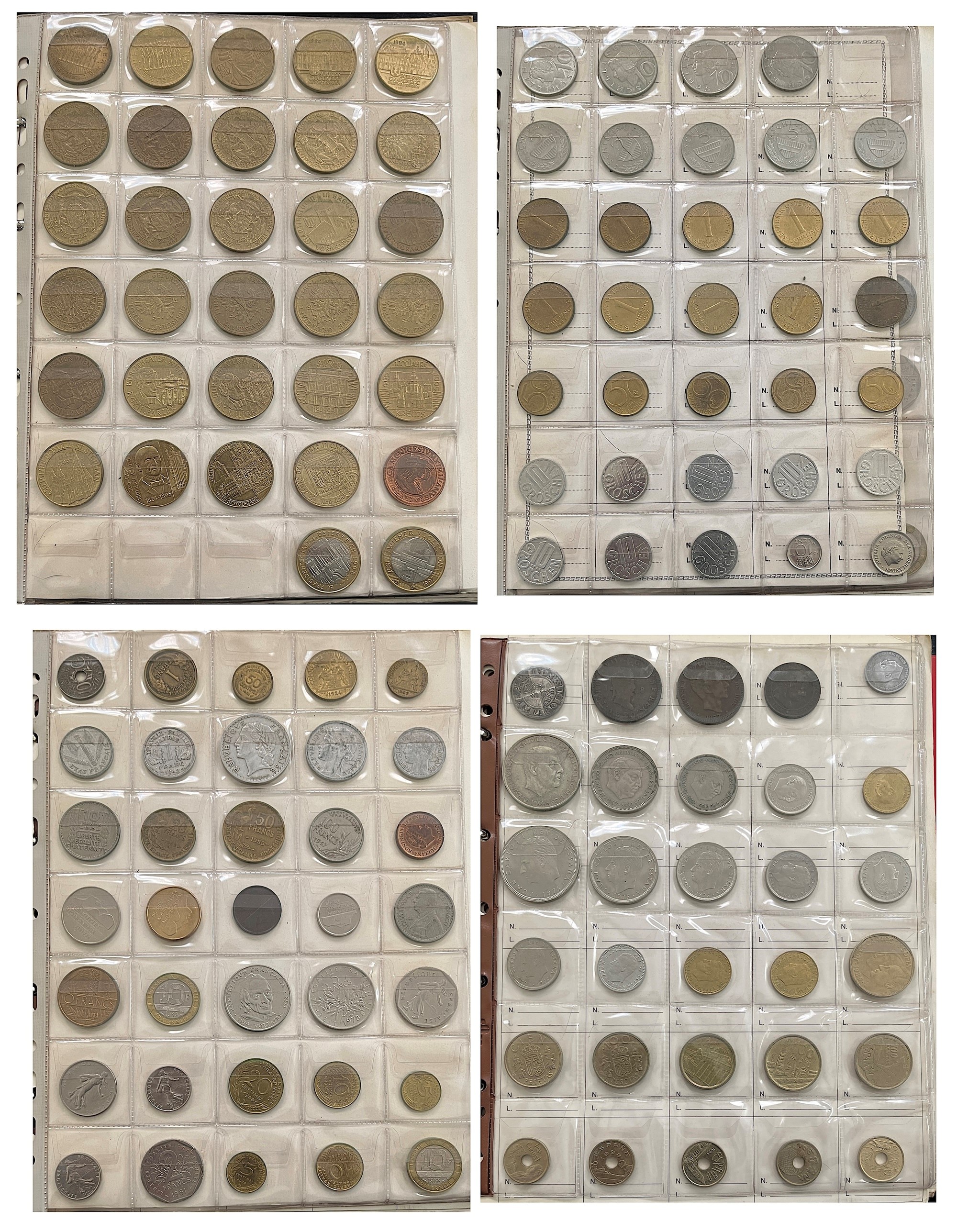 Monetazione varia (circa 650 monete), Stati italiani e mondiali, con esemplari in argento e alcun...