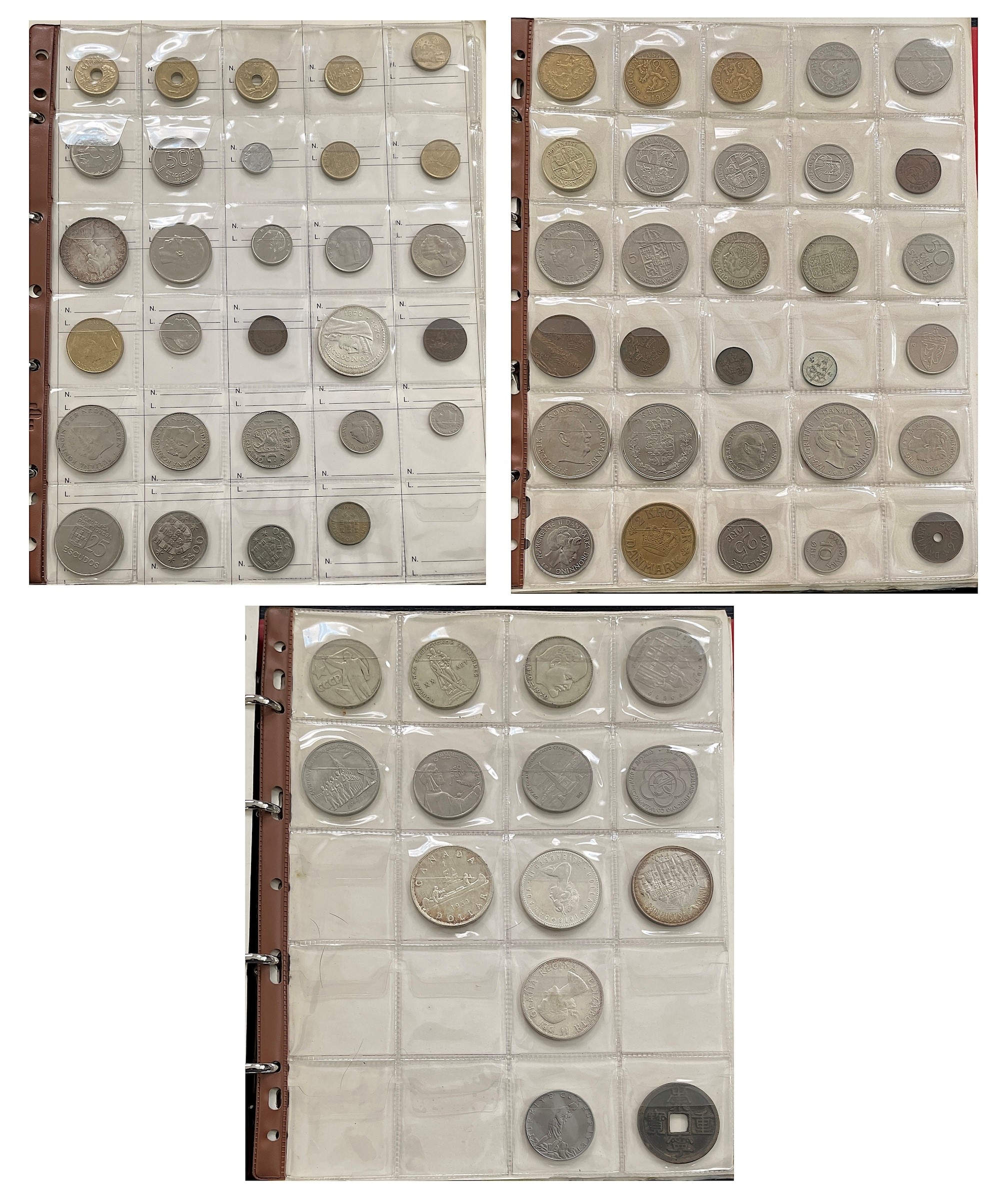 Monetazione varia (circa 650 monete), Stati italiani e mondiali, con esemplari in argento e alcun...