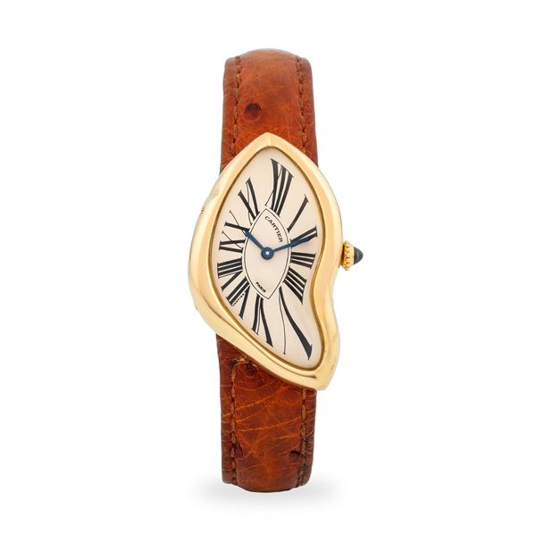 Crash Paris in oro giallo 18k con cassa asimmetrica e deployante originale, edizione limitata in 400  [..]