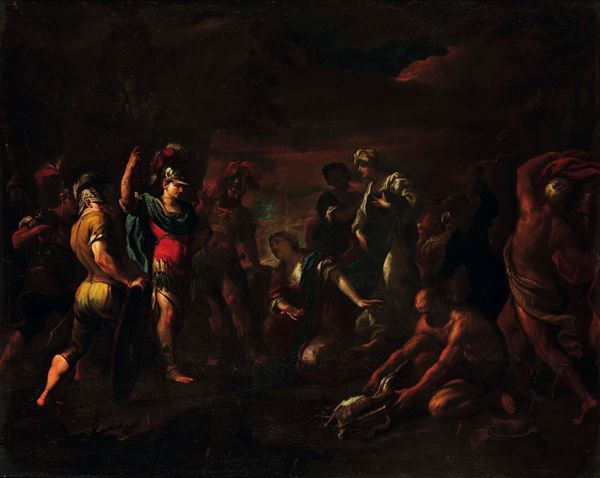 Scuola genovese del XVII secolo Episodio tratto dalla storia antica