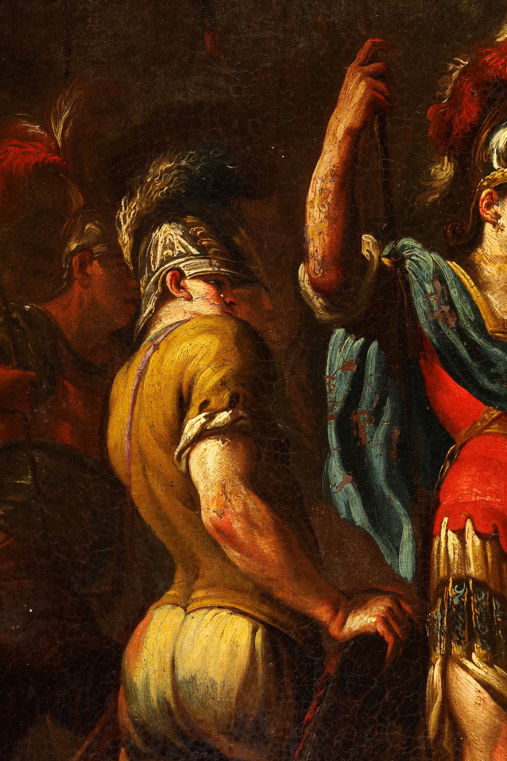Scuola genovese del XVII secolo, Episodio tratto dalla storia antica, olio su tela