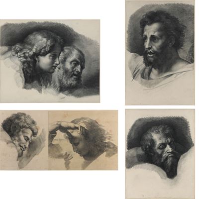 Studi tratti dalla Trasfigurazione di Raffaello
