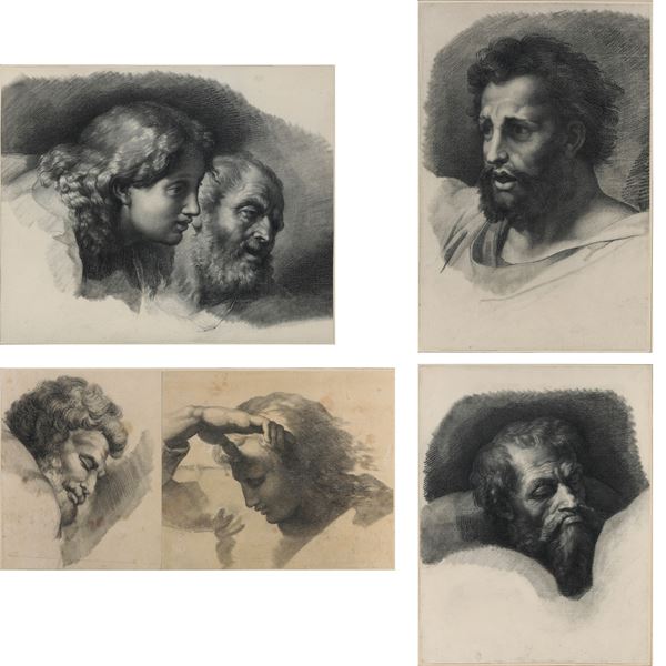 Vincenzo Camuccini - Studi tratti dalla Trasfigurazione di Raffaello