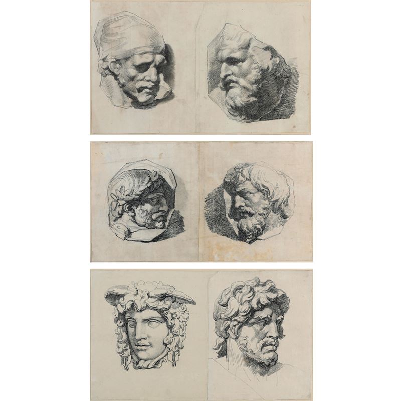 Vincenzo Camuccini : Studi tratta dalla Colonna Traiana  - Asta Old Masters Paintings - Cambi Casa d'Aste