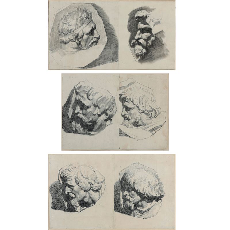 Vincenzo Camuccini : Studi tratti dalla Colonna Traiana  - Asta Old Masters Paintings - Cambi Casa d'Aste