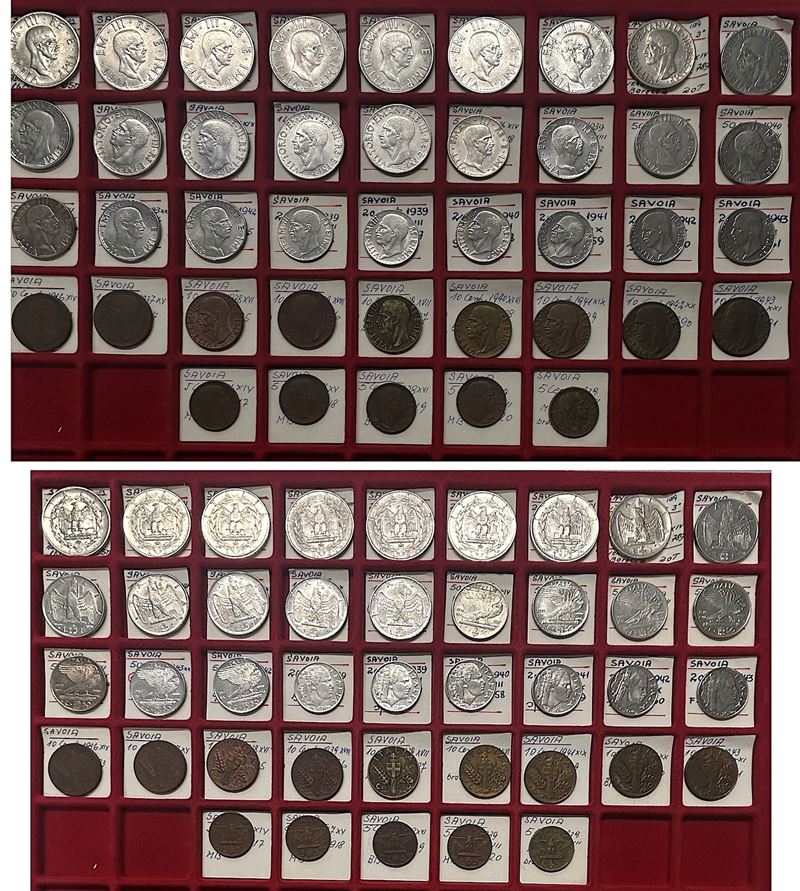 REGNO D’ITALIA. Vittorio Emanuele III (1900-1943). Lotto di quarantuno monete dell’Impero.  - Auction Light Numismatics - Cambi Casa d'Aste