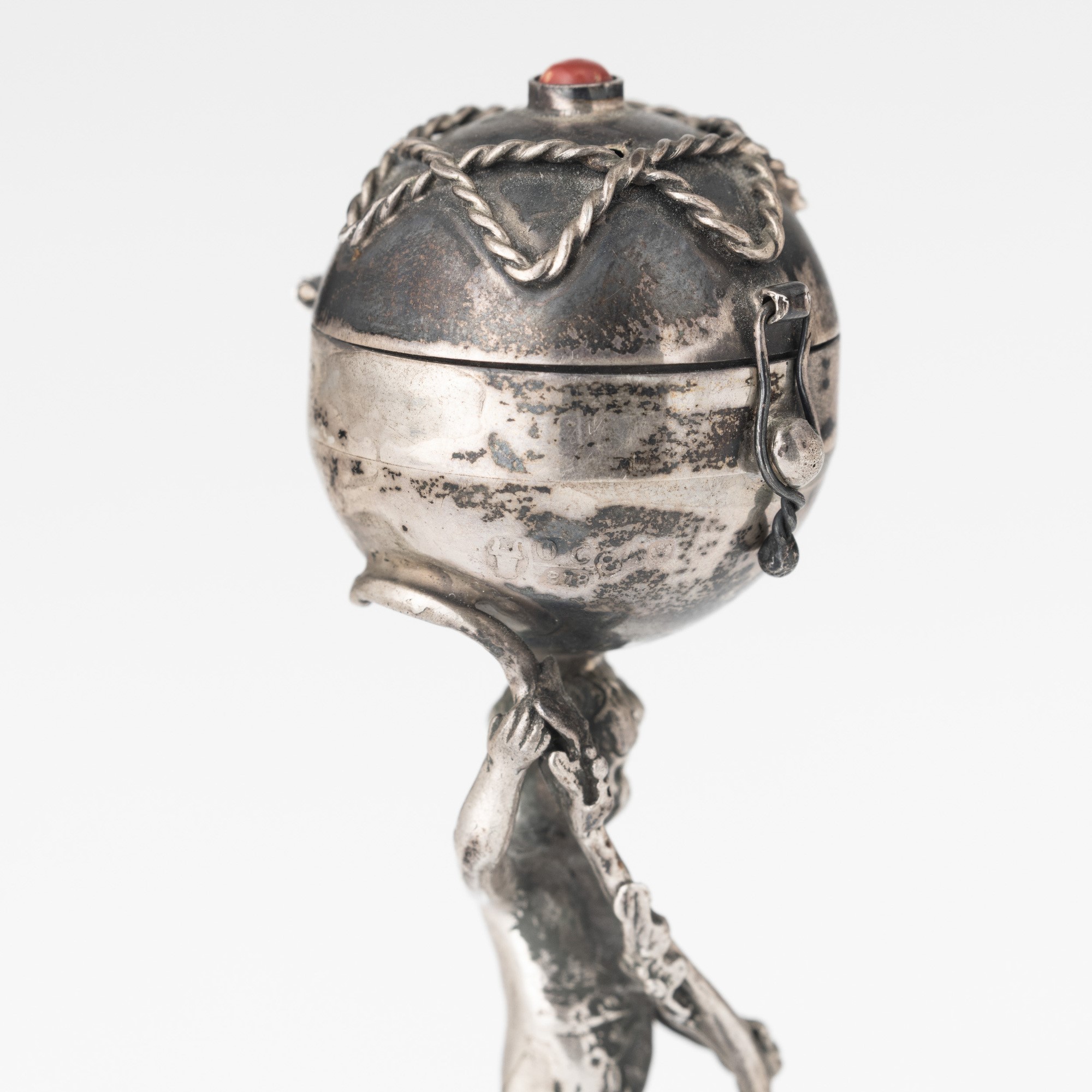 Argento fuso e sagomato, Besamim ebraico (Russia, XIX secolo)