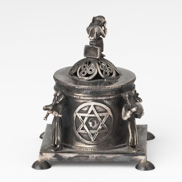 Porta spezie ebraico (Balsaminka). Russia XIX secolo
