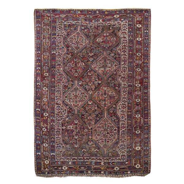 Tappeto Quasquai, sud Persia, fine XIX inizio XX secolo