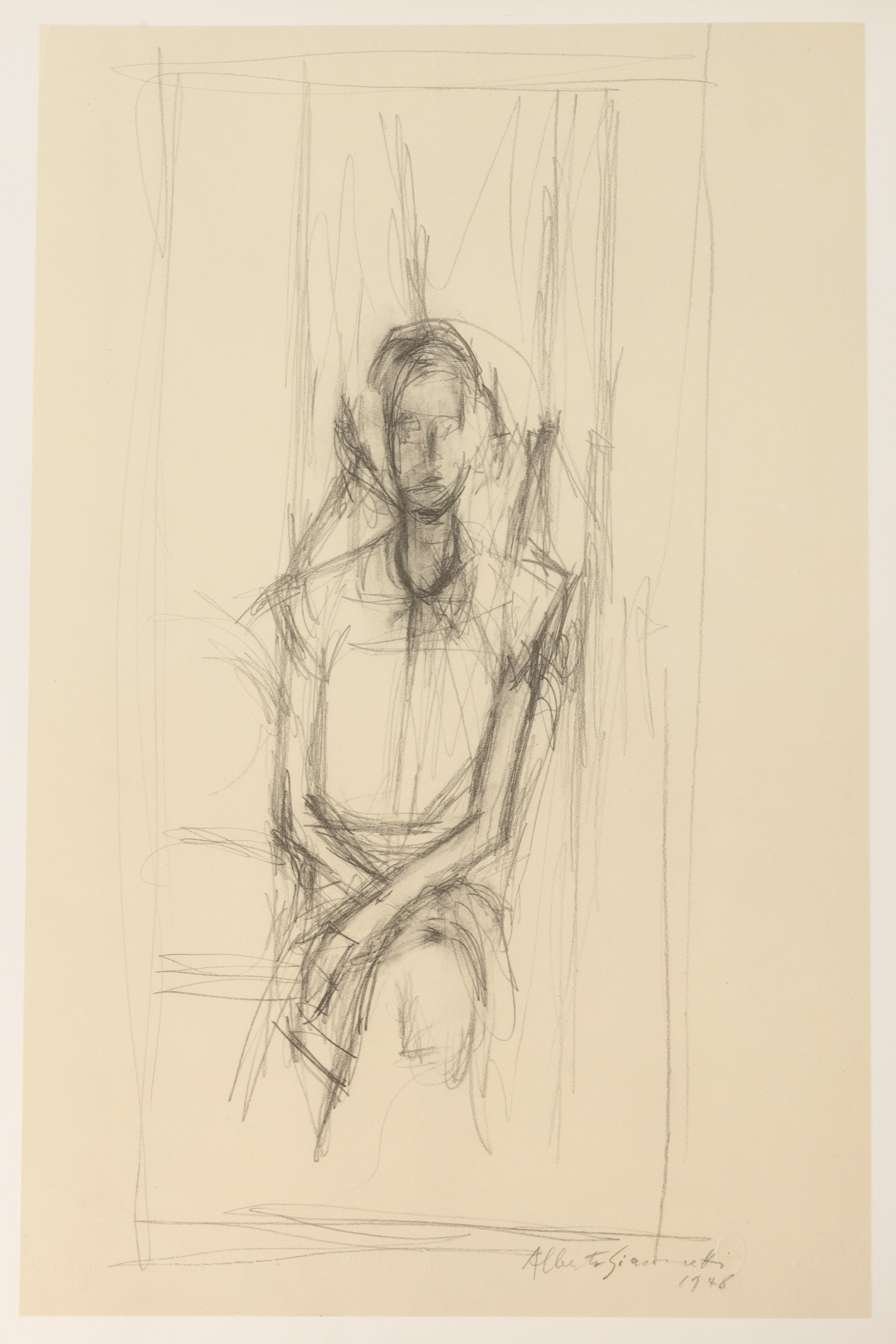 Alberto Giacometti - Cartella composta da quarantacinque fotoriproduzioni (1963)