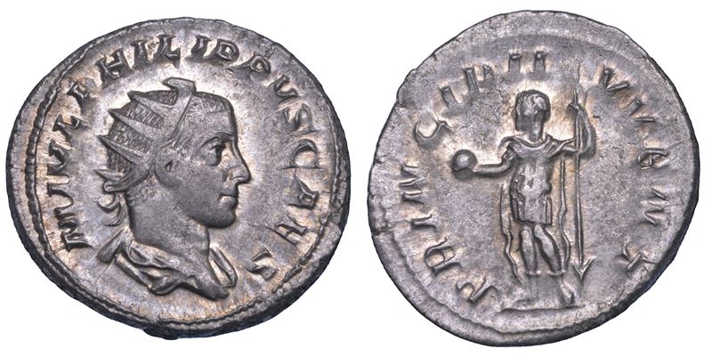 SHIPPING ONLY IN ITALY. FILIPPO II (Cesare), 244-247. Antoniniano. Roma.  - Asta Numismatica Light - Cambi Casa d'Aste
