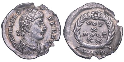 Valente, Siliqua di Antiochia (364–378 d.C.)