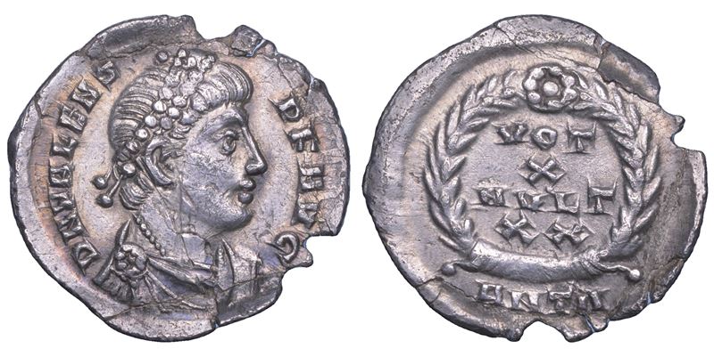 SHIPPING ONLY IN ITALY. VALENTE, 364-378. Siliqua. Antiochia.  - Auction Light Numismatics - Cambi Casa d'Aste