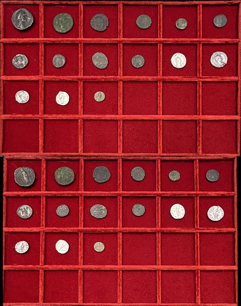 SHIPPING ONLY IN ITALY. IMPERO ROMANO. Lotto di quindici monete.  - Asta Numismatica Light - Cambi Casa d'Aste