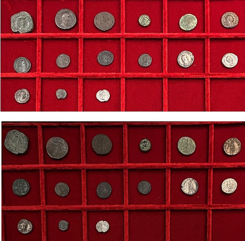 SHIPPING ONLY IN ITALY. IMPERO ROMANO. Lotto di quindici monete.  - Auction Light Numismatics - Cambi Casa d'Aste
