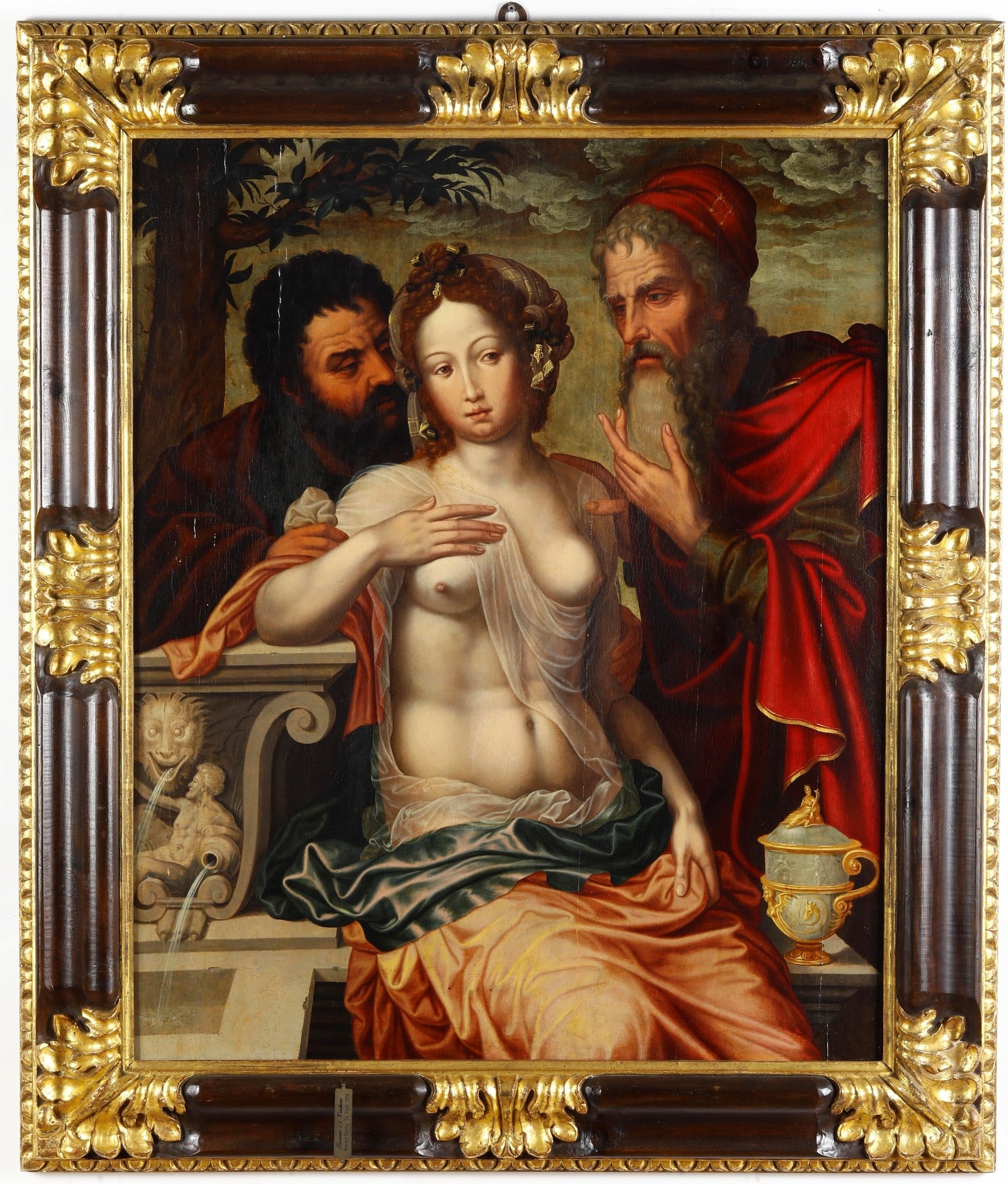 Scuola di Anversa del XVI secolo, Susanna e i vecchioni