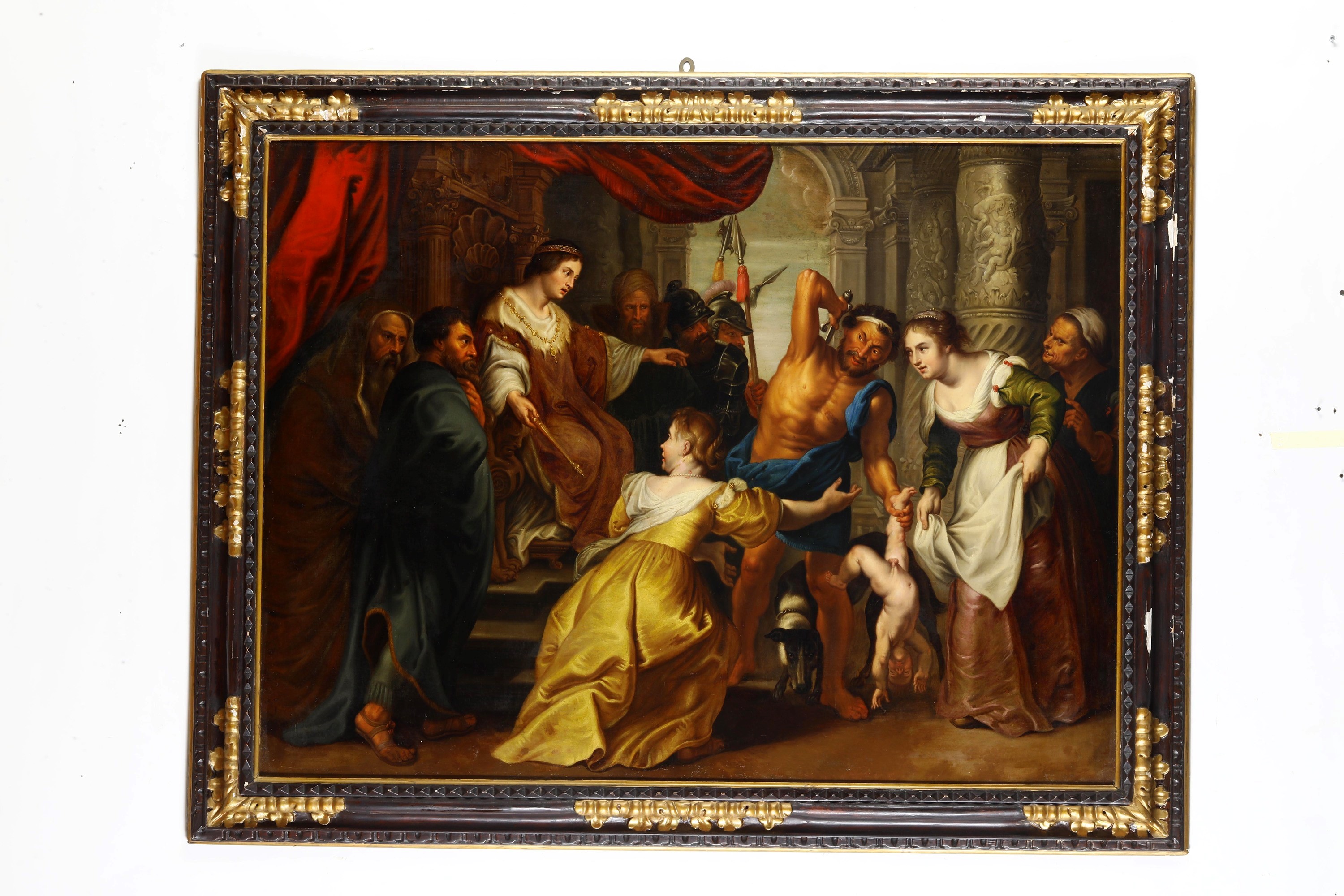 Pietro Paolo Rubens - Giudizio di Salomone, olio su tela