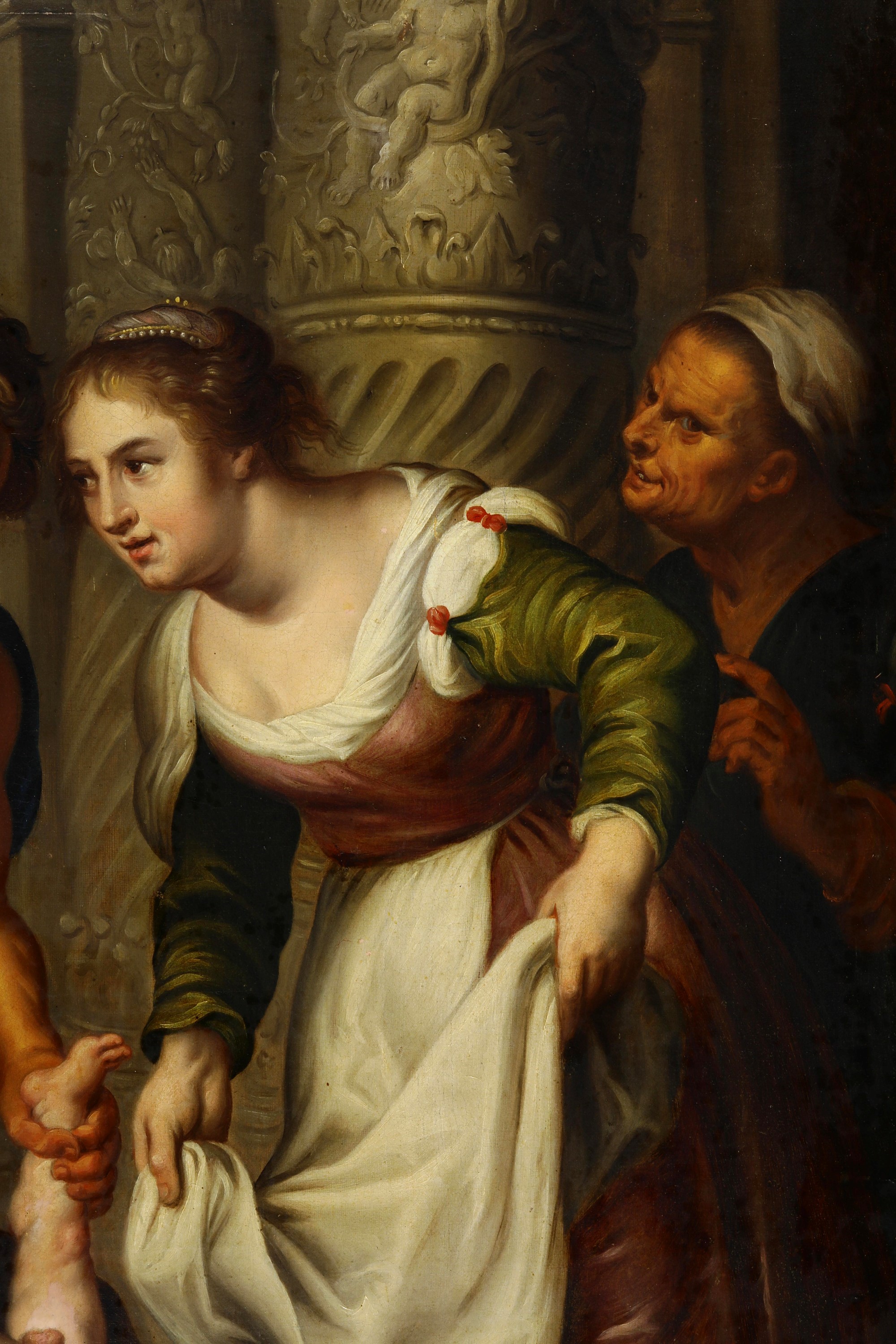 Pietro Paolo Rubens - Giudizio di Salomone, olio su tela