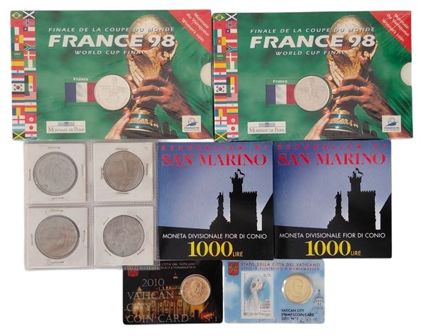 Stati vari, anni vari. Lotto di 10 monete.