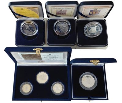 Italia, 1993. Serie di monete in Lire in argento Fondo Specchio (Proof/PP)