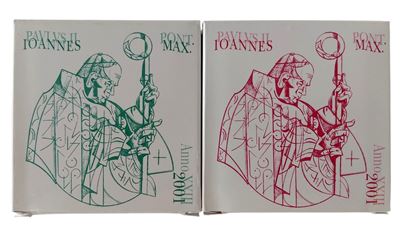 Cambi, Vaticano, 2001 — cofanetti commemorativi “Dialogo tra culture per una civiltà dell’amore e...