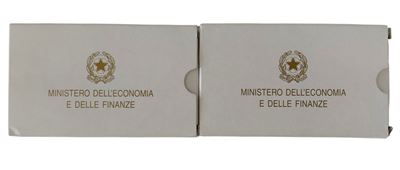 Italia, 2003. Coppia di monete da 10 Euro commemorative in argento 925‰