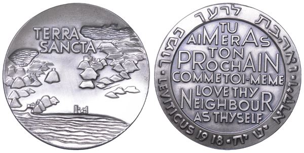VATICANO. PAOLO VI, 1963-1978. Medaglia in argento. Visita in Israele.