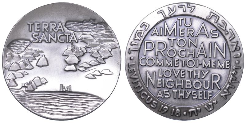 VATICANO. PAOLO VI, 1963-1978. Medaglia in argento. Visita in Israele.  - Auction Light Numismatics - Cambi Casa d'Aste