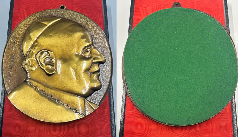 VATICANO. GIOVANNI XXIII, 1958-1963. Grande lamina uniface in bronzo.  - Auction Light Numismatics - Cambi Casa d'Aste