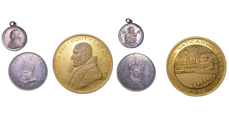 VATICANO. GIOVANNI XXIII, 1958-1963. Lotto di tre medaglie.  - Auction Light Numismatics - Cambi Casa d'Aste