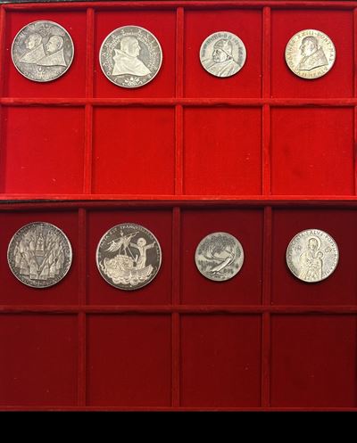 Giovanni XXIII, Lotto di quattro medaglie commemorative (1958-1963)