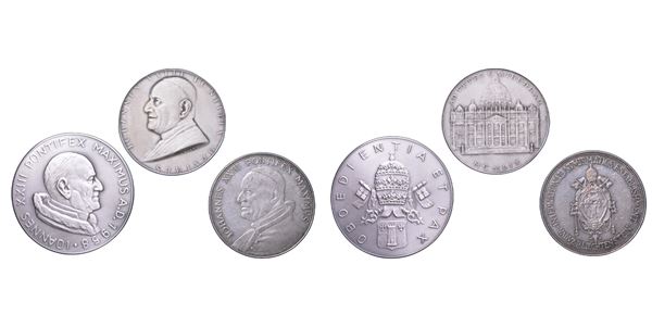 VATICANO. GIOVANNI XXIII, 1958-1963. Lotto di tre medaglie.
