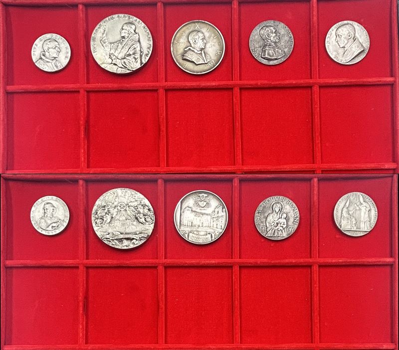 VATICANO. PIO XII, 1939-1958. Lotto di cinque medaglie.  - Asta Numismatica Light - Cambi Casa d'Aste