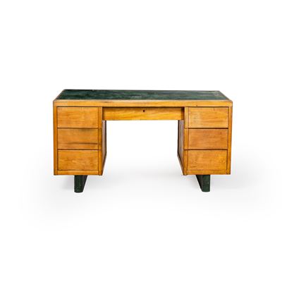Scrivania, XX secolo, cm 150x84x81