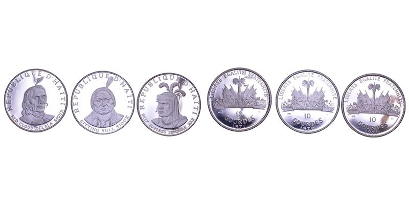 HAITI. Lotto di tre monete.  - Asta Numismatica Light - Cambi Casa d'Aste