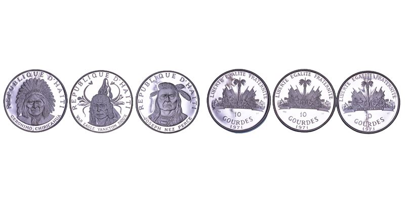 HAITI. Lotto di tre monete.  - Auction Light Numismatics - Cambi Casa d'Aste