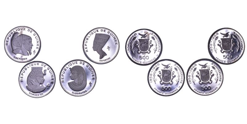 GUINEA. Lotto di quattro monete.  - Auction Light Numismatics - Cambi Casa d'Aste