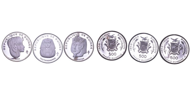 GUINEA. Lotto di tre monete.  - Asta Numismatica Light - Cambi Casa d'Aste