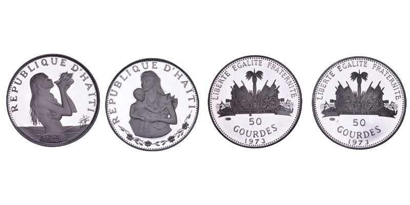 HAITI. Lotto di due monete.  - Auction Light Numismatics - Cambi Casa d'Aste