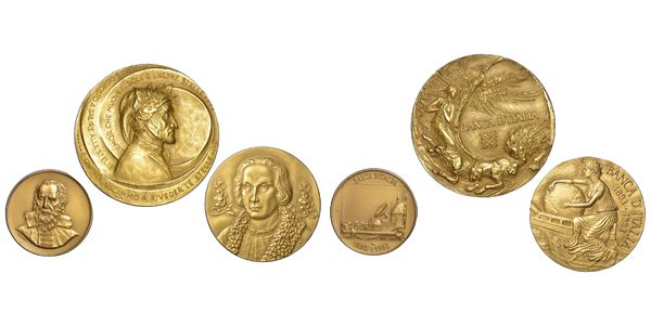 REPUBBLICA ITALIANA. BANCA D’ITALIA. Lotto di tre medaglie.
