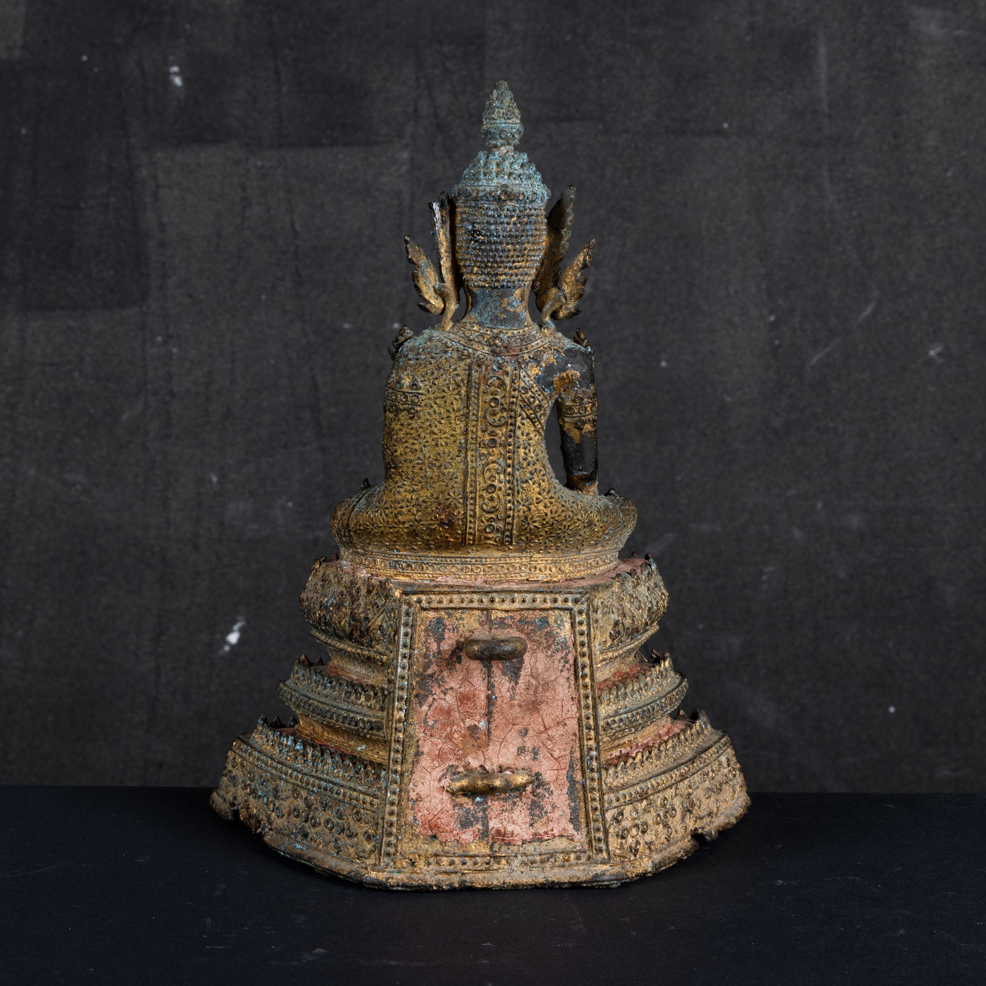 Buddha Sakyamuni, Figura in bronzo, Tibet, XIX secolo