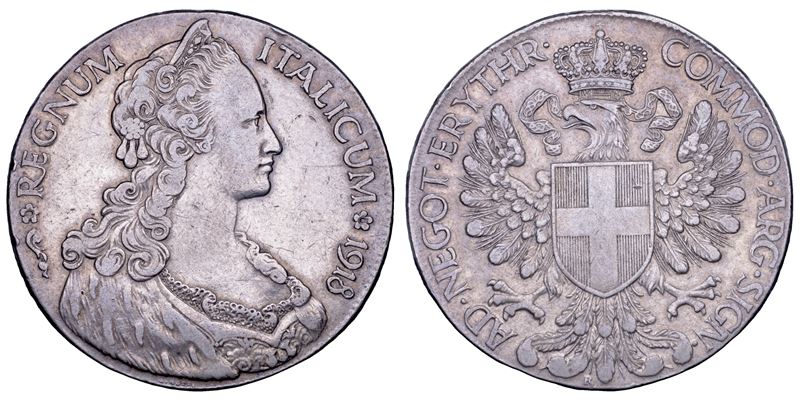 Vittorio Emanuele III di Savoia, Tallero Italicum 1918 (Regno d’Italia – Colonia dell’Eritrea)