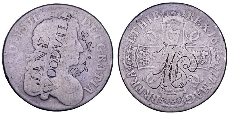 REGNO UNITO. CHARLES II, 1660-1685. Crown 1677.  - Asta Numismatica - Cambi Casa d'Aste