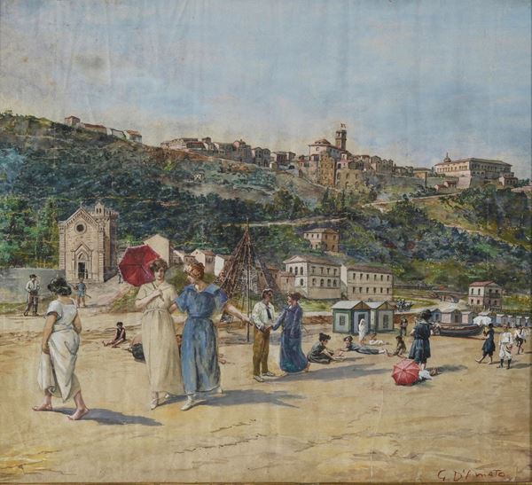 Gennaro D'Amato - Figure sulla spiaggia