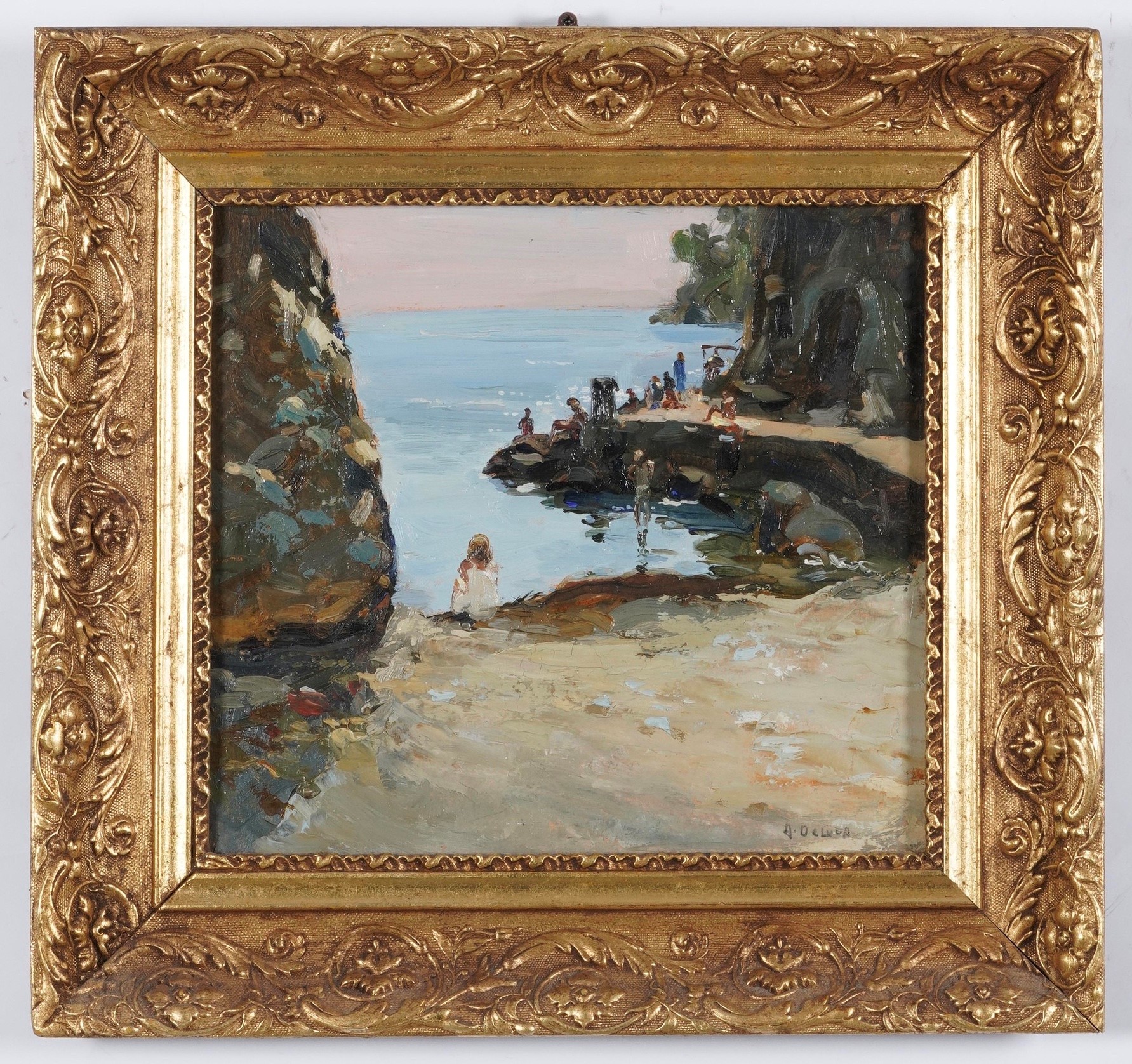 Arturo De Luca - Figure sulla spiaggia