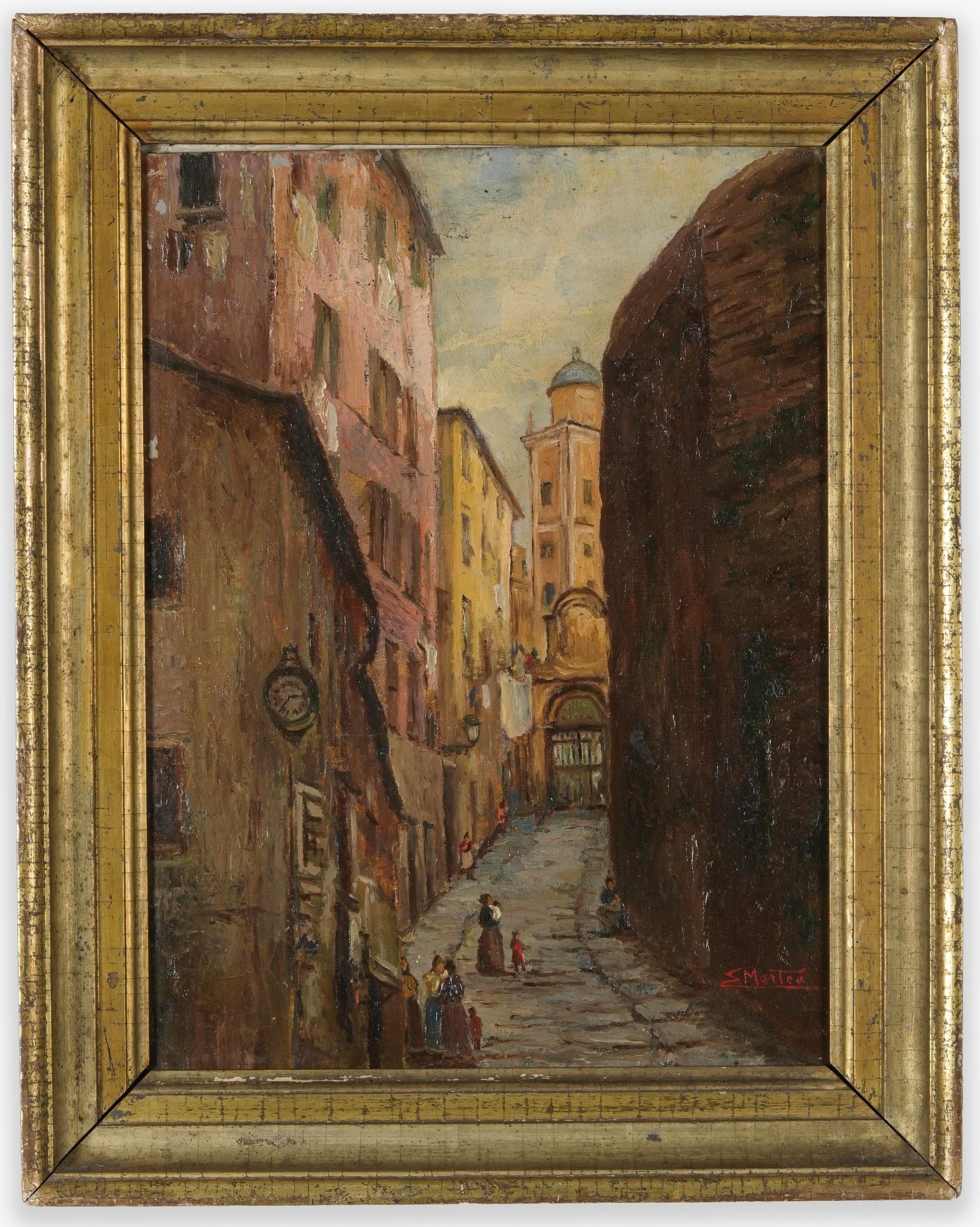Ettore Morteo - Salita alle carceri di S. Andrea (sestiere di Portoria)